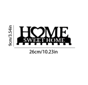 Wall Mounted Home Sweet Home Decorative Key Holder