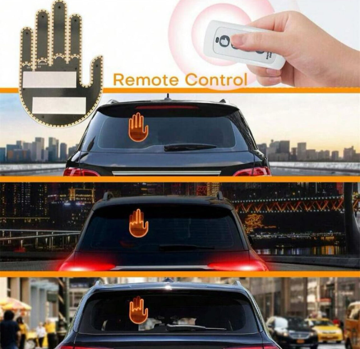 Car Gesture Light with Remote Control