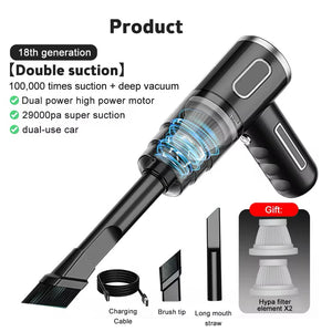 Wireless Handheld Car Vacuum